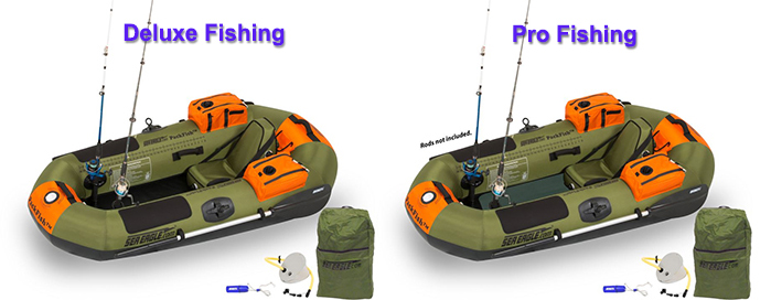 Best Online Price Sea Eagle FishPack7 Frameless Inflatable Fishing Boat Packages