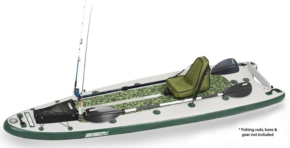 Sea Eagle Inflatable SUP for Fishing FS126 Deluxe Package