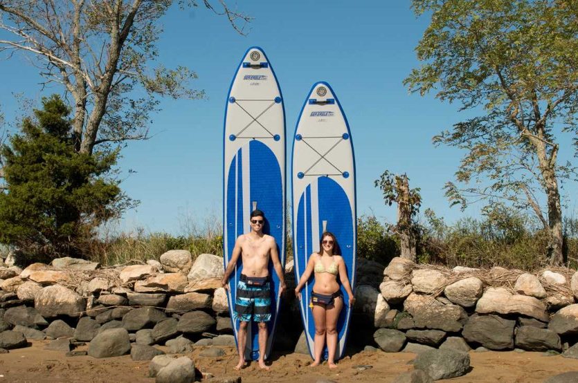 Sea Eagle LongBoard 126  Inflatable Stand Up Paddle  Board - Deluxe Bundle