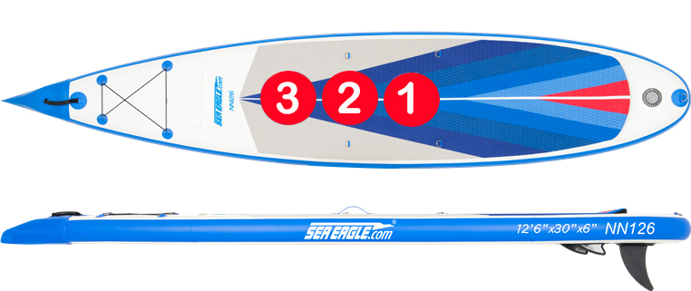 Sea Eagle NeedleNose 12'6" NN126 iSUP Paddle Board-Specification