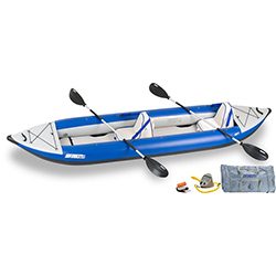 Sea Eagle 420x 14ft Explorer 3 Person Top Rated Inflatable Kayak