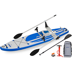 Sea Eagle LB11 LongBoard 11 SUP Paddle Board QuikRow Package Review Features