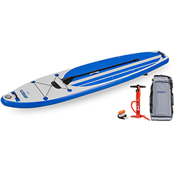 Sea Eagle LongBoard LB11 11′ Inflatable SUP Paddle Board Start Up Package Review Features