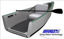 Sea Eagle TC16 16ft Inflatable Travel Canoe Drop Stitch Construction