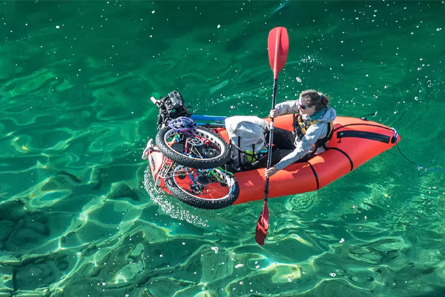 Alpacka Raft Caribou Inflatable Bike raft and Pack Raft